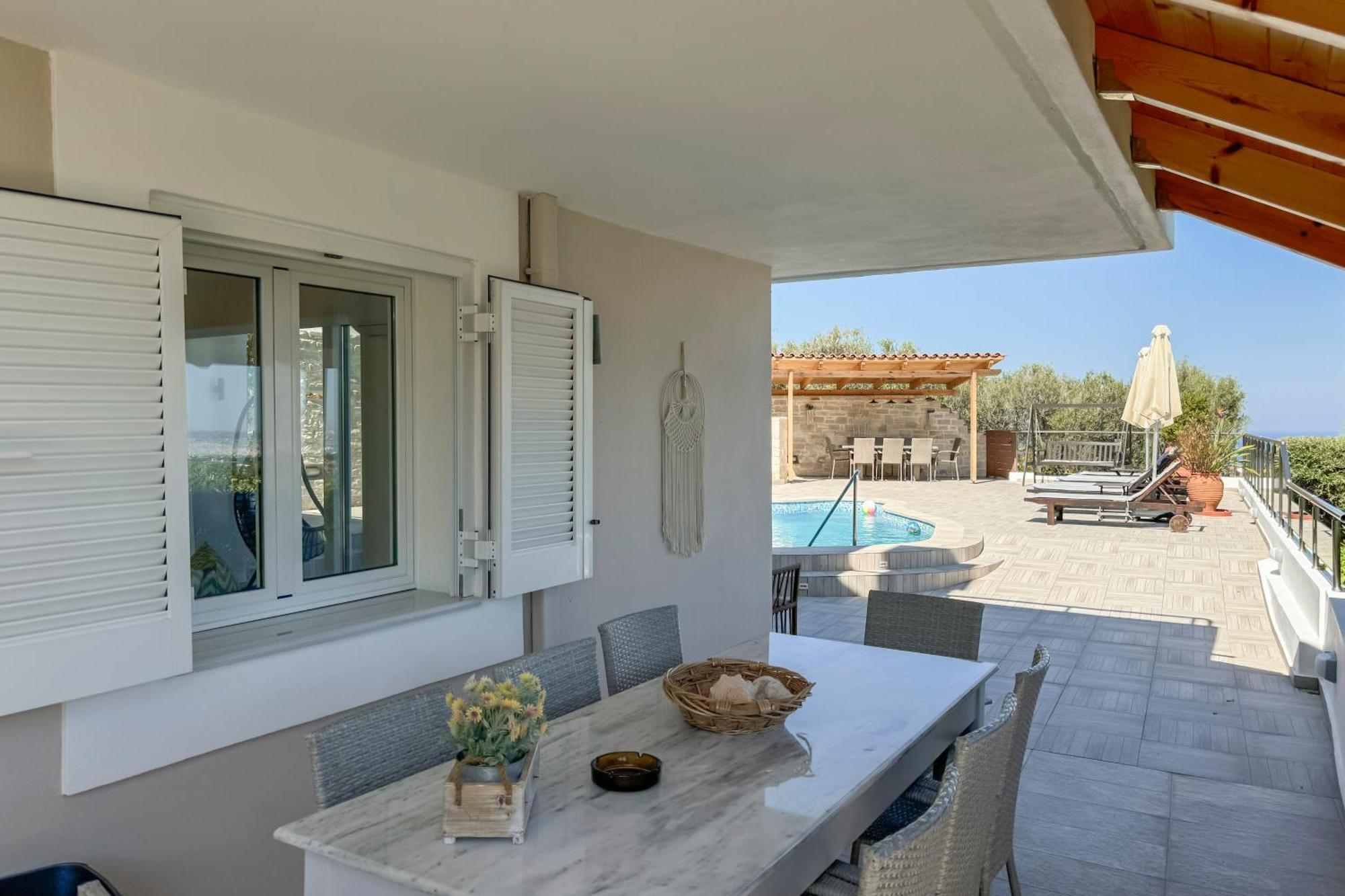 Pano Stalos Villas Stalós Exterior foto